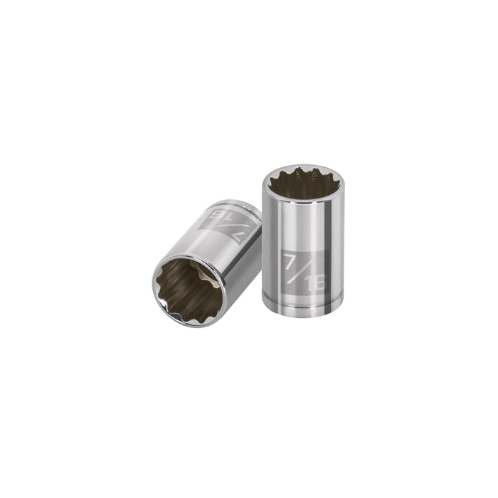 Dado de 7/16', 12 puntas, cuadro 1/4', TRUPER