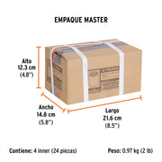 Dado de 1/2', 12 puntas, cuadro 1/4', TRUPER