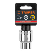 Dado de 3/4', 12 puntas, cuadro 3/4', TRUPER