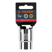 Dado de 7/8', 12 puntas, cuadro 3/4', TRUPER