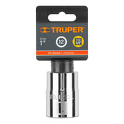 Dado de 1', 12 puntas, cuadro 3/4', TRUPER