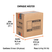 Dado de 1', 12 puntas, cuadro 3/4', TRUPER