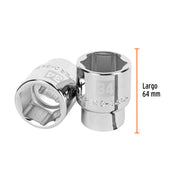 Dado de 34 mm, 6 puntas, cuadro 3/4', TRUPER