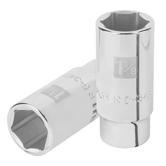 Dado largo de 1-1/8', 6 puntas, cuadro 3/4', TRUPER