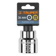 Dado de 36 mm, 6 puntas, cuadro 3/4', TRUPER