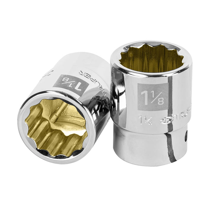 Dado de 1-1/8', 12 puntas, cuadro 3/4', TRUPER