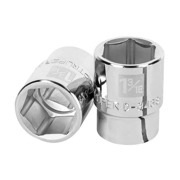 Dado de 1-3/16', 6 puntas, cuadro 3/4', TRUPER