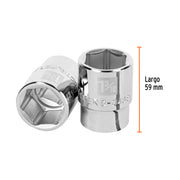 Dado de 1-3/16', 6 puntas, cuadro 3/4', TRUPER