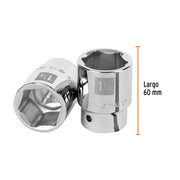 Dado de 1-1/4', 6 puntas, cuadro 3/4', TRUPER