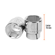 Dado de 41 mm, 6 puntas, cuadro 3/4', TRUPER