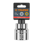 Dado de 1-7/16', 12 puntas, cuadro 3/4', TRUPER