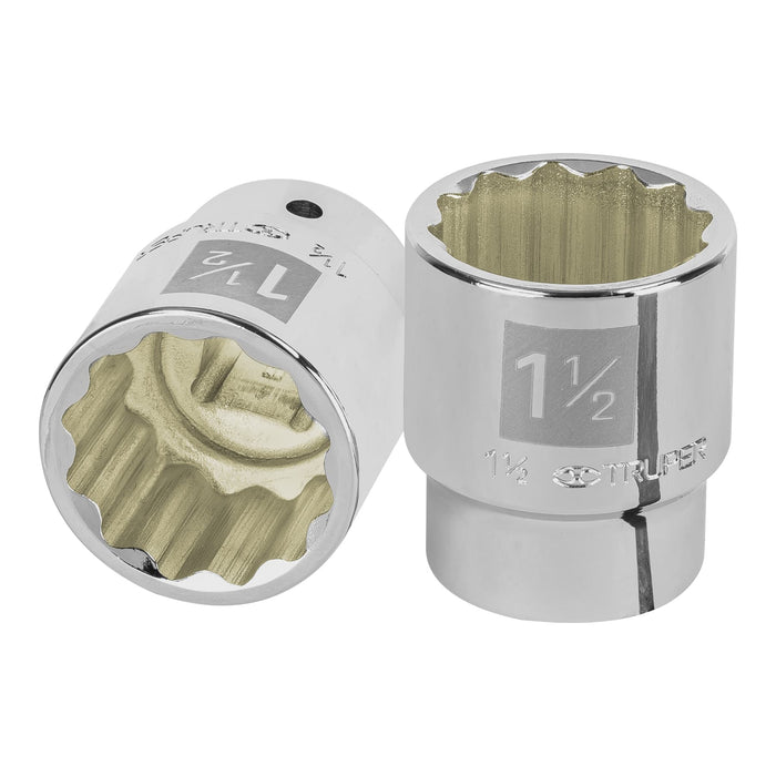 Dado de 1-1/2', 12 puntas, cuadro 3/4', TRUPER