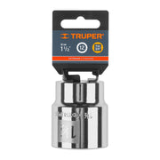 Dado de 1-1/2', 12 puntas, cuadro 3/4', TRUPER