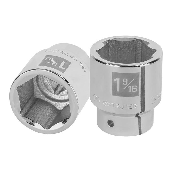 Dado de 1-9/16', 6 puntas, cuadro 3/4', TRUPER