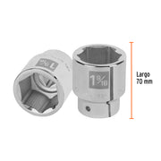 Dado de 1-9/16', 6 puntas, cuadro 3/4', TRUPER