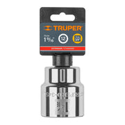 Dado de 1-9/16', 12 puntas, cuadro 3/4', TRUPER