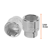 Dado de 1-5/8', 6 puntas, cuadro 3/4', TRUPER