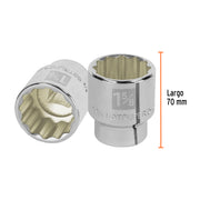 Dado de 1-5/8', 12 puntas, cuadro 3/4', TRUPER