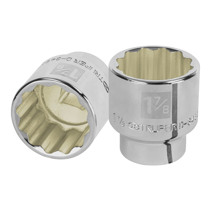 Dado de 1-7/8', 12 puntas, cuadro 3/4', TRUPER