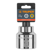 Dado de 1-7/8', 12 puntas, cuadro 3/4', TRUPER