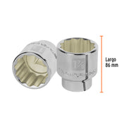 Dado de 1-7/8', 12 puntas, cuadro 3/4', TRUPER