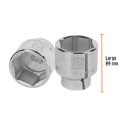 Dado de 2', 6 puntas, cuadro 3/4', TRUPER