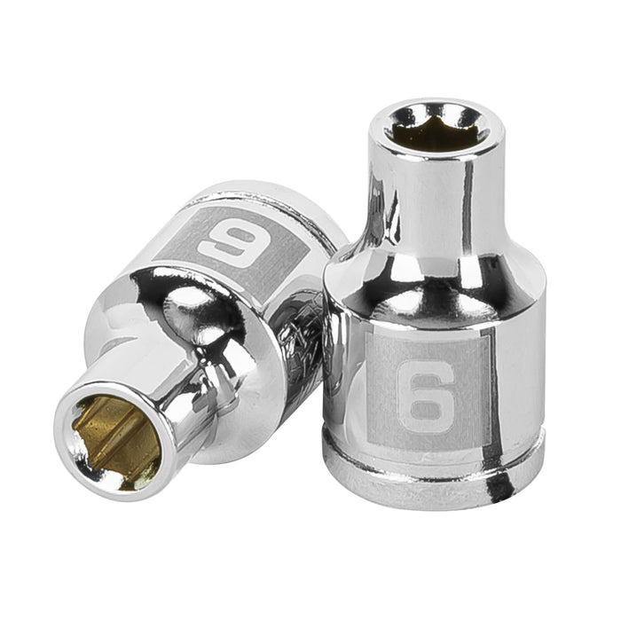 Dado de 6 mm, 6 puntas, cuadro 3/8', TRUPER