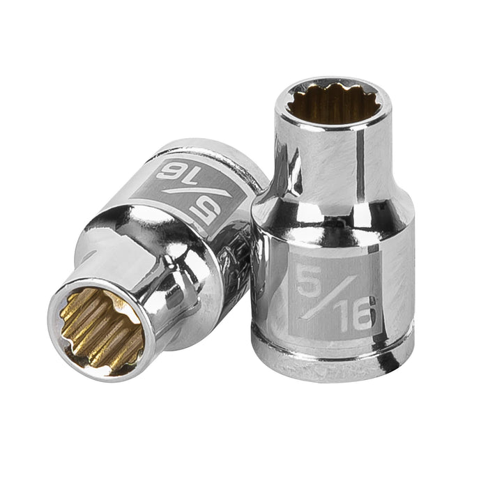 Dado de 5/16', 12 puntas, cuadro 3/8', TRUPER