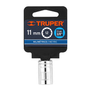 Dado de 11 mm, 12 puntas, cuadro 3/8', TRUPER