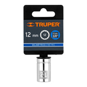 Dado de 12 mm, 12 puntas, cuadro 3/8', TRUPER