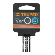 Dado de 7/16', 12 puntas, cuadro 3/8', TRUPER