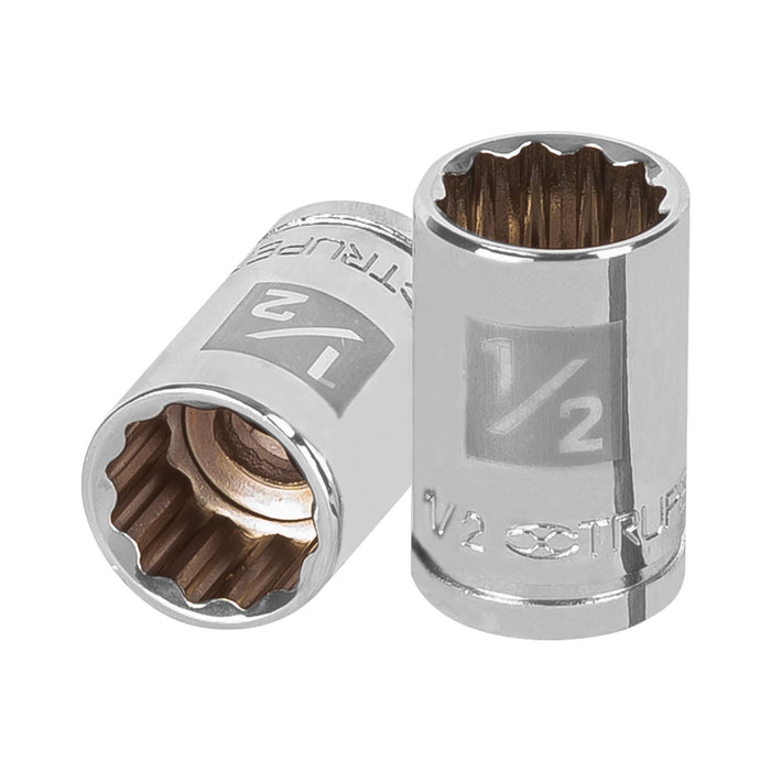 Dado de 1/2', 12 puntas, cuadro 3/8', TRUPER