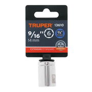 Dado de 9/16', 6 puntas, cuadro 3/8', TRUPER