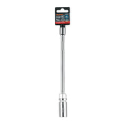 Dado p/bujías cuadro 3/8' articulado 5/8', extensión 10'