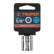 Dado de 5/8', 6 puntas, cuadro 3/8', TRUPER