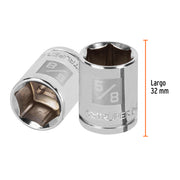 Dado de 5/8', 6 puntas, cuadro 3/8', TRUPER