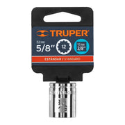 Dado de 5/8', 12 puntas, cuadro 3/8', TRUPER