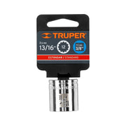 Dado de 13/16', 12 puntas, cuadro 3/8', TRUPER
