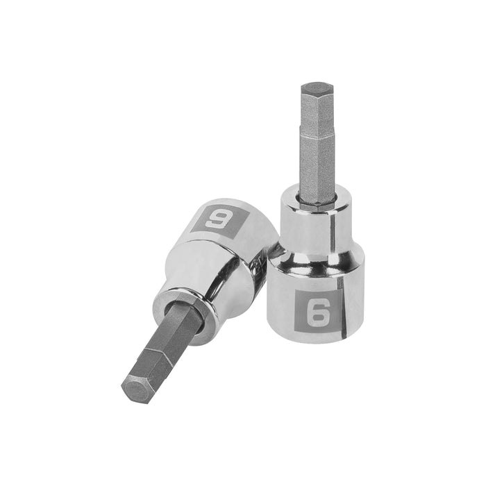 Dado punta hexagonal de 6 mm, cuadro 3/8', TRUPER