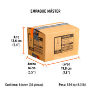 Dado punta torx T-27, cuadro 3/8', TRUPER