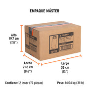 Dado largo cuadro 1/2' de impacto 6 puntas de 11 mm, TRUPER