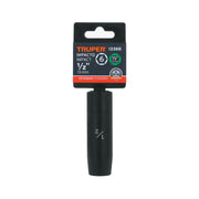 Dado largo impacto de 1/2', 6 puntas, cuadro 1/2', TRUPER