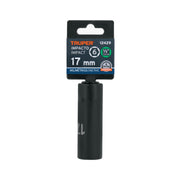 Dado largo cuadro 1/2' de impacto 6 puntas de 17 mm, TRUPER