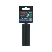 Dado largo cuadro 1/2' de impacto 6 puntas de 19 mm, TRUPER