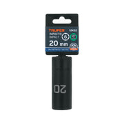 Dado largo cuadro 1/2' de impacto 6 puntas de 20 mm, TRUPER