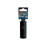 Dado largo cuadro 1/2' de impacto 6 puntas de 21 mm, TRUPER