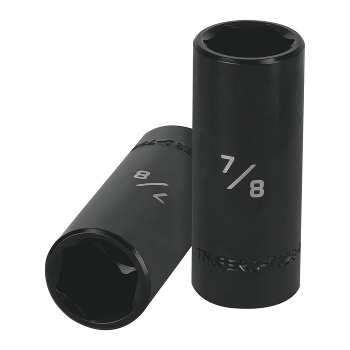 Dado largo impacto de 7/8', 6 puntas, cuadro 1/2', TRUPER