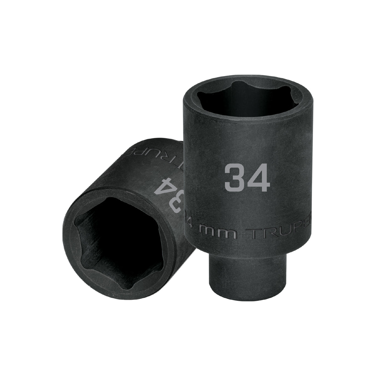 Dado largo impacto de 34 mm, 6 puntas, cuadro 1/2', TRUPER