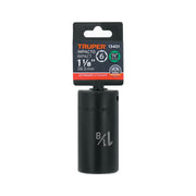 Dado largo impacto de 1-1/8', 6 puntas, cuadro 1/2', TRUPER