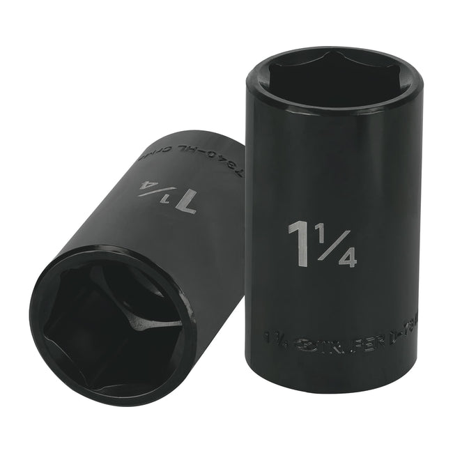 Dado largo impacto de 1-1/4', 6 puntas, cuadro 1/2', TRUPER